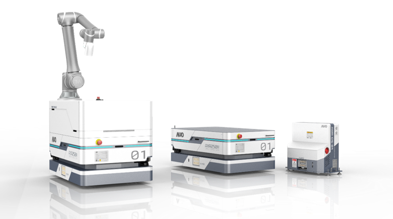ng28南宫相信品牌力量數位開發的自主式移動機器人（AMR250M），搭配全向輪並結合AI演算法、2D LiDAR、3D攝影機等技術，協助客戶實現產線全自動化